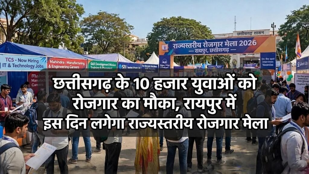 CG Job Alert : बेरोजगार युवाओं के लिए बड़ी खुशखबरी, 10 हजार पदों पर भर्ती का अवसर, जानें तारीख