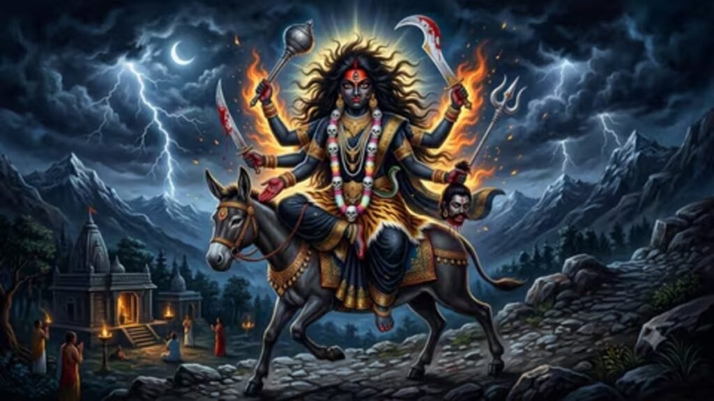 Shardiya Navratri 2026 Day 7 : आज मां कालरात्रि की पूजा से दूर होंगे संकट’ जानें शुभ मुहूर्त, मंत्र और पूजा विधि