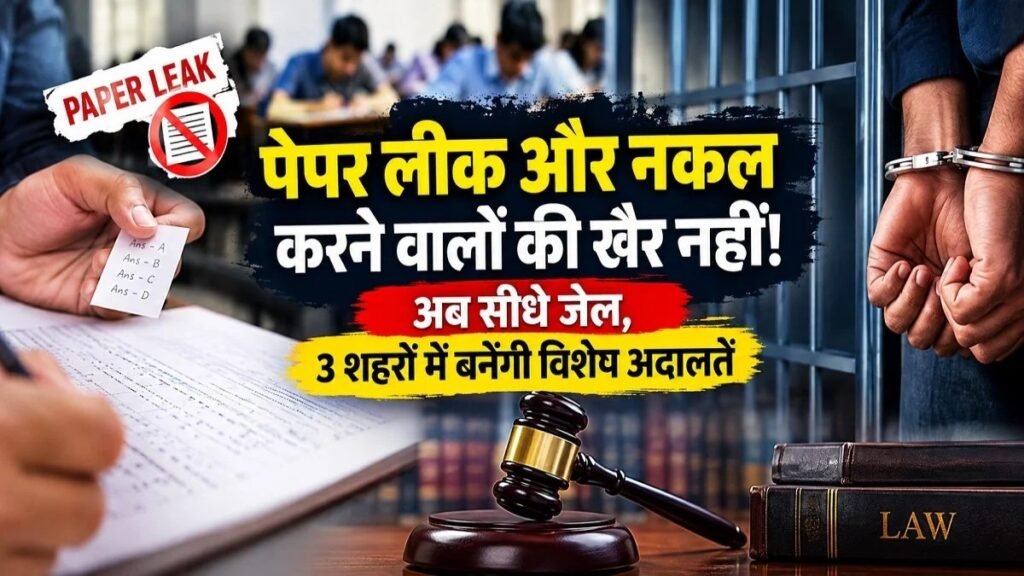 CG News : छत्तीसगढ़ में परीक्षा माफियाओं की अब खैर नहीं’ पेपर लीक करने वालों पर कसेगा शिकंजा, 3 शहरों में बनेंगी स्पेशल कोर्ट