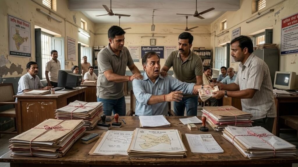 CG ACB Trap : ACB की बड़ी कार्रवाई, जमीन डायवर्सन के नाम पर 10 हजार लेते कर्मचारी पकड़ा गया